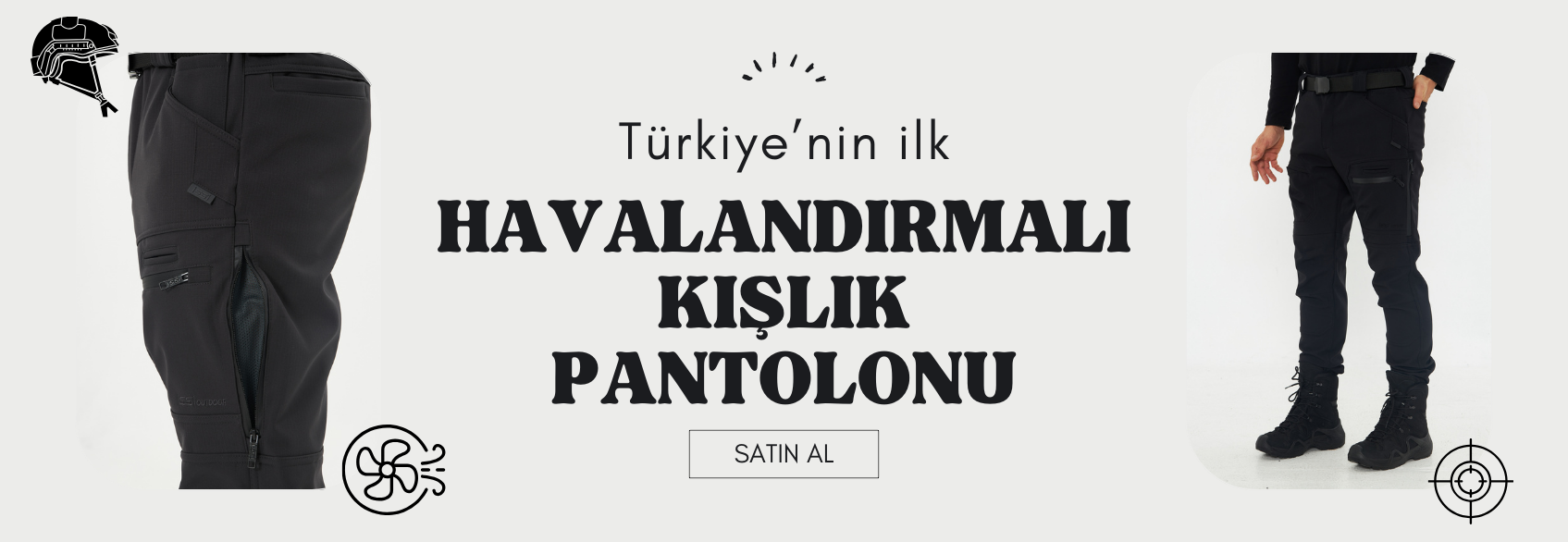 Havalandırmalı pant