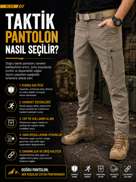Taktik Pantolon Nasıl Seçilir?