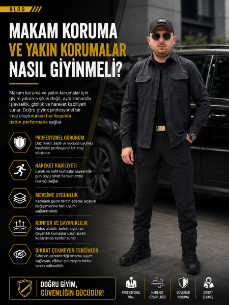 Makam Koruma ve Yakın Korumalar Nasıl Giyinmeli?