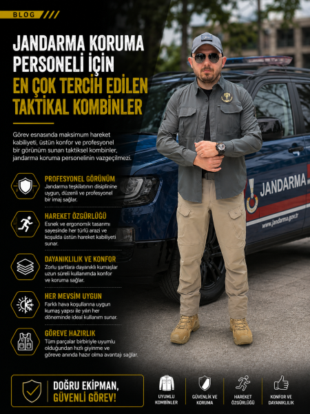 Jandarma Koruma Personeli İçin En Çok Tercih Edilen Taktikal Kombinler