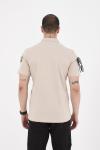 Yeni Sezon Polo Yaka Taktik Tişört Bej