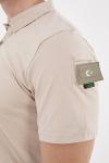 Yeni Sezon Polo Yaka Taktik Tişört Bej