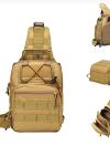 Taktikal Çapraz Sırt ve Göğüs Çantası Bej