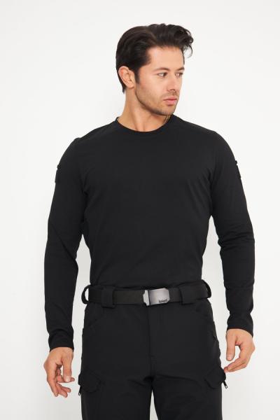 Taktikal Uzun Kollu Tişört Badi İSSİ Siyah