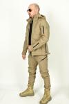 Taktikal Kışlık Softhell Pantolon İSSİ Çöl