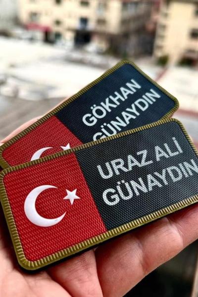 İsimlik Patch Siyah