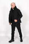 Taktikal Softshell Kışlık Mont İSSİ Siyah