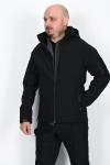 Taktikal Softshell Kışlık Mont İSSİ Siyah