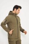 Taktikal Softshell Kışlık Mont İSSİ Toprak