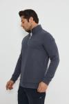 Premium Tasarım Outdoor Yarım Fermuarlı Sweat Antrasit