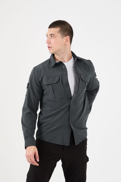 İSSİ Battal Boy Taktikal Peçli Gömlek Antrasit