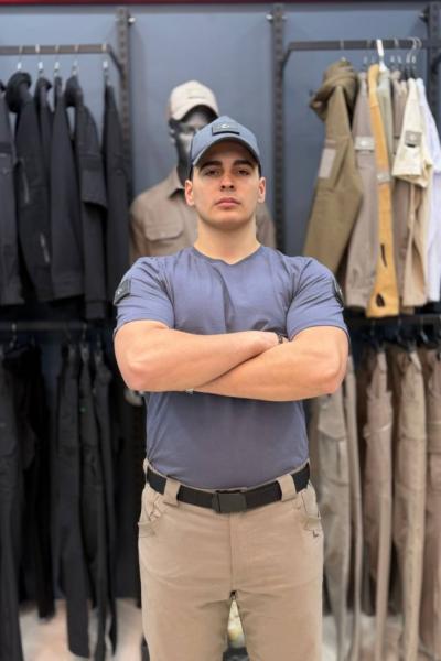 İSSİ Tactical Peçli Taktik Tişört Füme