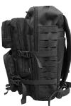 Siyah 45 Litre Kamp ve Outdoor Taktik Sırt Çantası Siyah