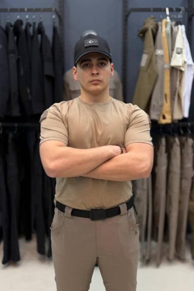 İSSİ Tactical Battal Beden Taktik Tişört  Çöl