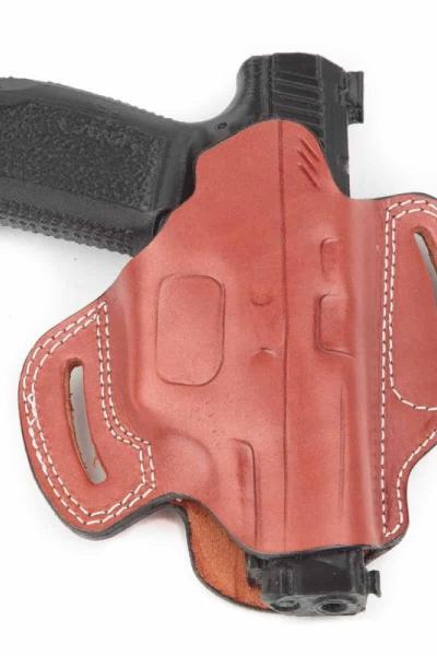 Wolf Holster Universal Deri Tabanca Kılıfı Tam Kelebek Atkısız Taba