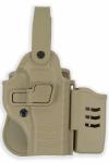 To Gun Holster Sarsılmaz SAR9 Tabanca Kılıfı Seviye 2 Önü Şarjörlüklü SAĞ EL Çöl