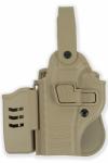 To Gun Holster Sarsılmaz SAR9 Tabanca Kılıfı Seviye 2 Önü Şarjörlüklü SOL EL Çöl