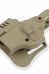 To Gun Holster Sarsılmaz SAR9 Tabanca Kılıfı Seviye 2 Önü Şarjörlüklü SOL EL Çöl