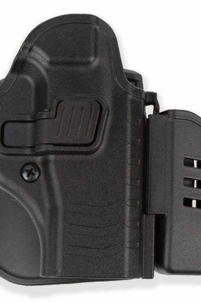 To Gun Holster Sarsılmaz SAR9 Tabanca Kılıfı Önü Şarjörlüklü SAĞ EL Siyah