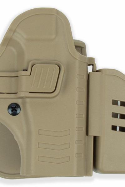 To Gun Holster Sarsılmaz SAR9 Tabanca Kılıfı Önü Şarjörlüklü SAĞ EL Çöl