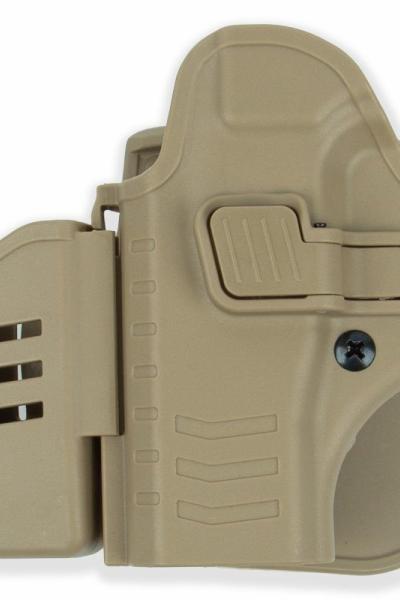 To Gun Holster Sarsılmaz SAR9 Tabanca Kılıfı Önü Şarjörlüklü SOL EL Çöl