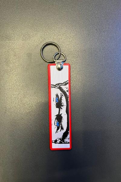 Atatürk Temalı Anahtarlık Beyaz