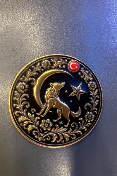 Bozkurt Hilal Patch Siyah