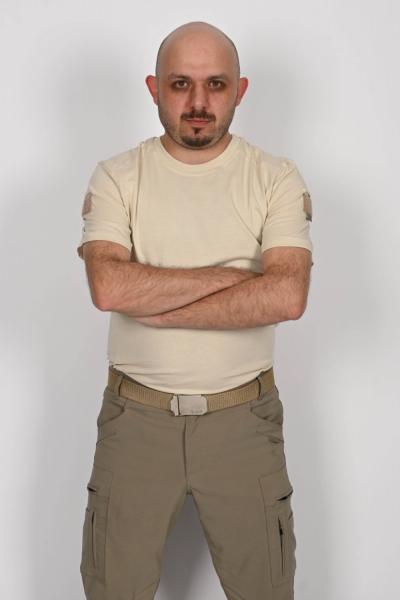 İSSİ Tactical Peçli Taktik Tişört Açık Çöl