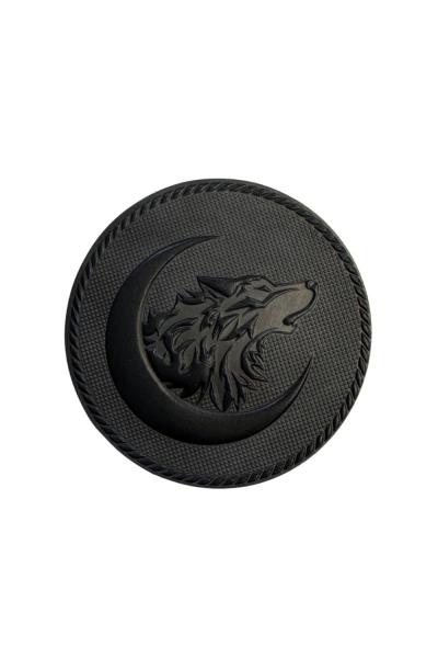 Kurt ve Hilal Tasarım Patch Siyah