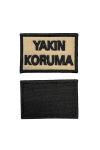 Yakın Koruma Yazılı Patch Çöl