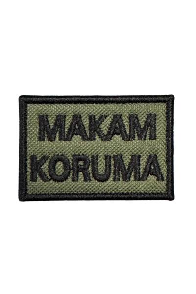 Makam Koruma Yazılı Patch Haki