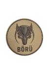 Börü Yazılı Patch Çöl