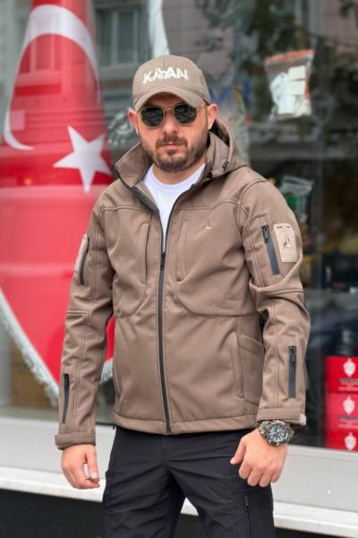 ISSI Tactical Profesyonel Softshell Kışlık Mont Toprak