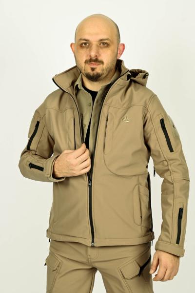 ISSI Tactical Profesyonel Softshell Kışlık Mont Çöl