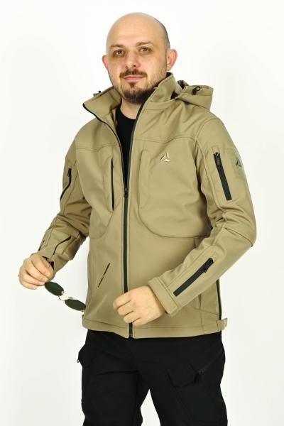 ISSI Tactical Profesyonel Softshell Kışlık Mont Çöl