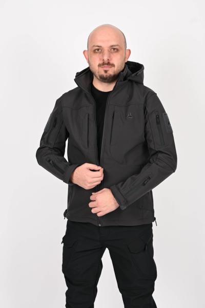 ISSI Tactical Profesyonel Softshell Kışlık Mont Antrasit