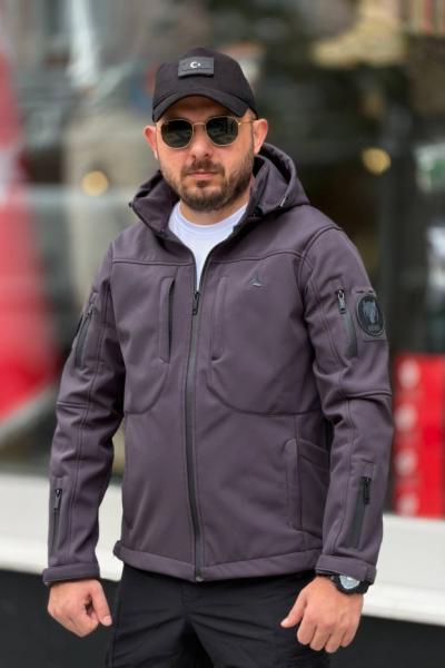 ISSI Tactical Profesyonel Softshell Kışlık Mont Antrasit