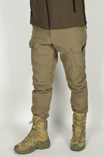 Taktikal Kışlık Battal Softhell Pantolon İSSİ Çöl