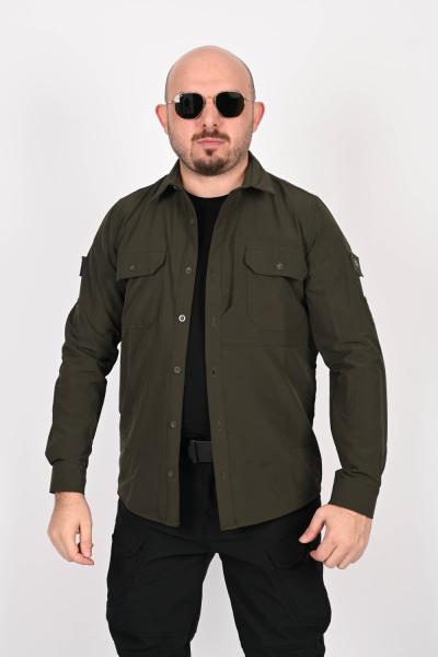 Taktikal Kışlık Peçli Gömlek İSSİ Haki