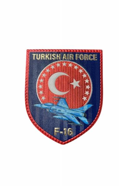 Türk F-16 Patch Siyah