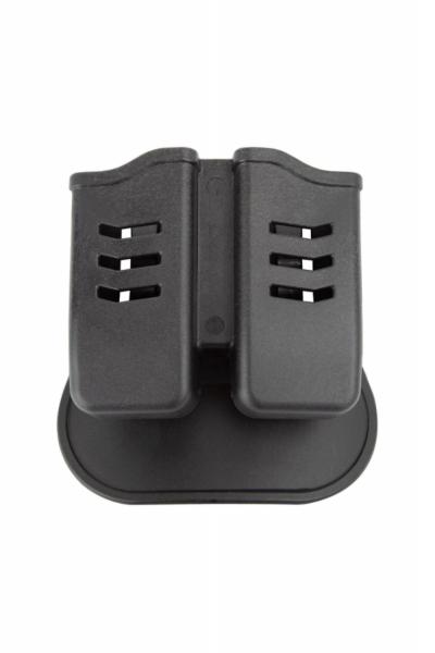To Gun Holster Çiftli Polimer Taktik Şarjör Kılıfı Siyah Siyah