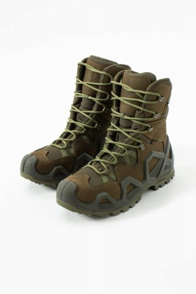 Single Sword Hakiki Deri Su Geçirmez Erkek-Kadın Taktik Kışlık Uzun Bot Haki