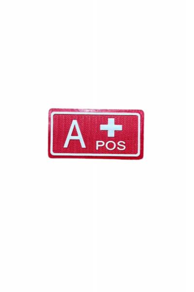 A+ NEGATİF KAN GRUBU PATCH Kırmızı
