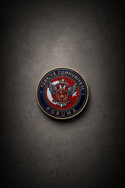 Türkiye Cumhuriyeti Koruma Patch Siyah