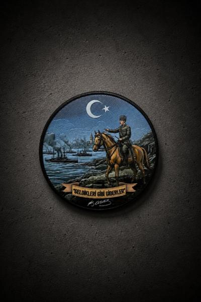 Geldikleri Gibi Giderler Patch Siyah