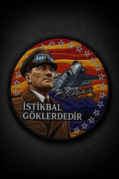 İstikbal Göklerdedir Patch Siyah