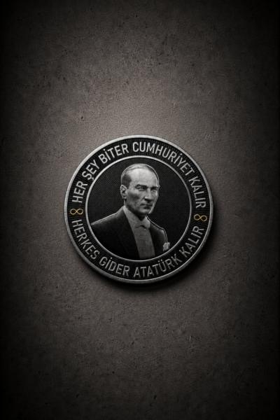 Cumhuriyet Kalır Patch Siyah