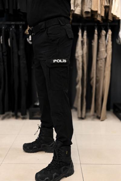 Yazlık Polis Pantolon Siyah