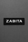 Zabıta Yazılı Çift Patch Siyah