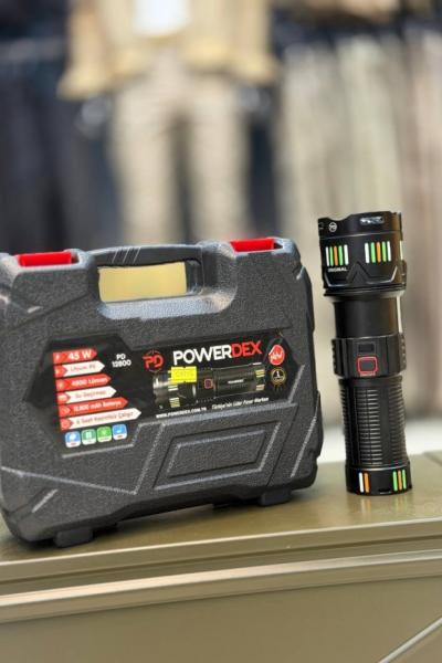 POWERDEX 4500 Lümen Fener Siyah